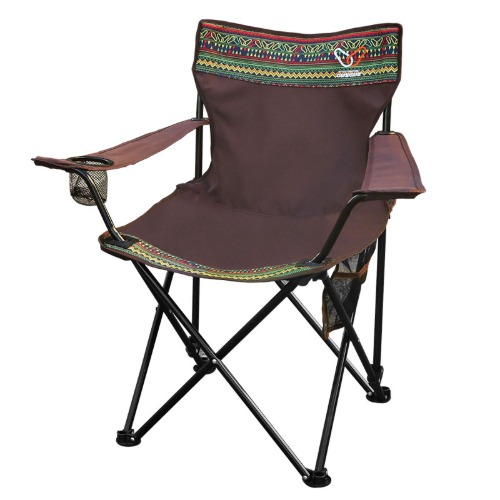 커스커즈 필드 체어 접이식 등산 폴딩 등받이의자 캠핑 간이의자 휴대용 의자(내하중 120kg)