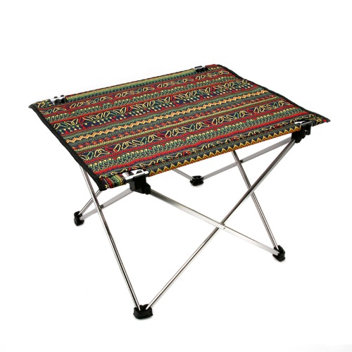 미니 포리 테이블 패턴 사각 야외 캠핑 미니 테이블 (46x35 / 다리길이 32cm)