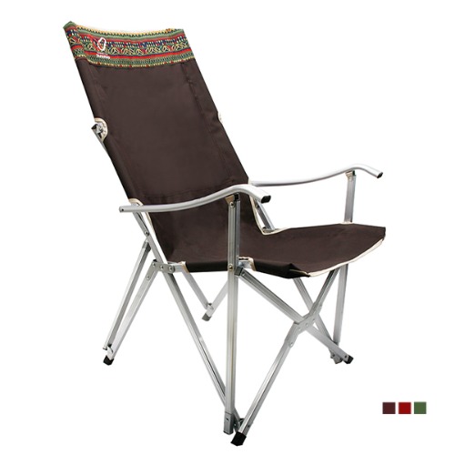인디 릴렉스 체어 등산 폴딩 등받이의자 캠핑 접이식 간이의자 휴대용 의자/ 내하중 120kg