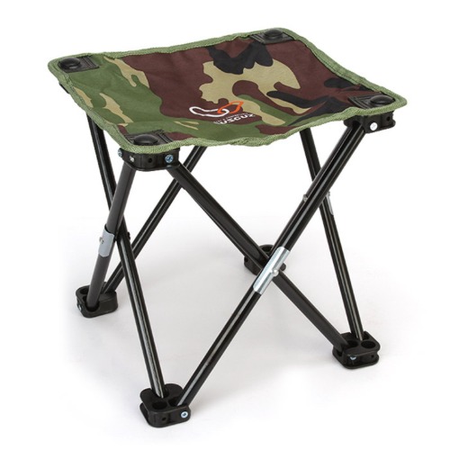 밀리터리 스틸 사각 의자 등산 폴딩 캠핑 접이식 간이의자 휴대용 의자/ 내하중 100kg